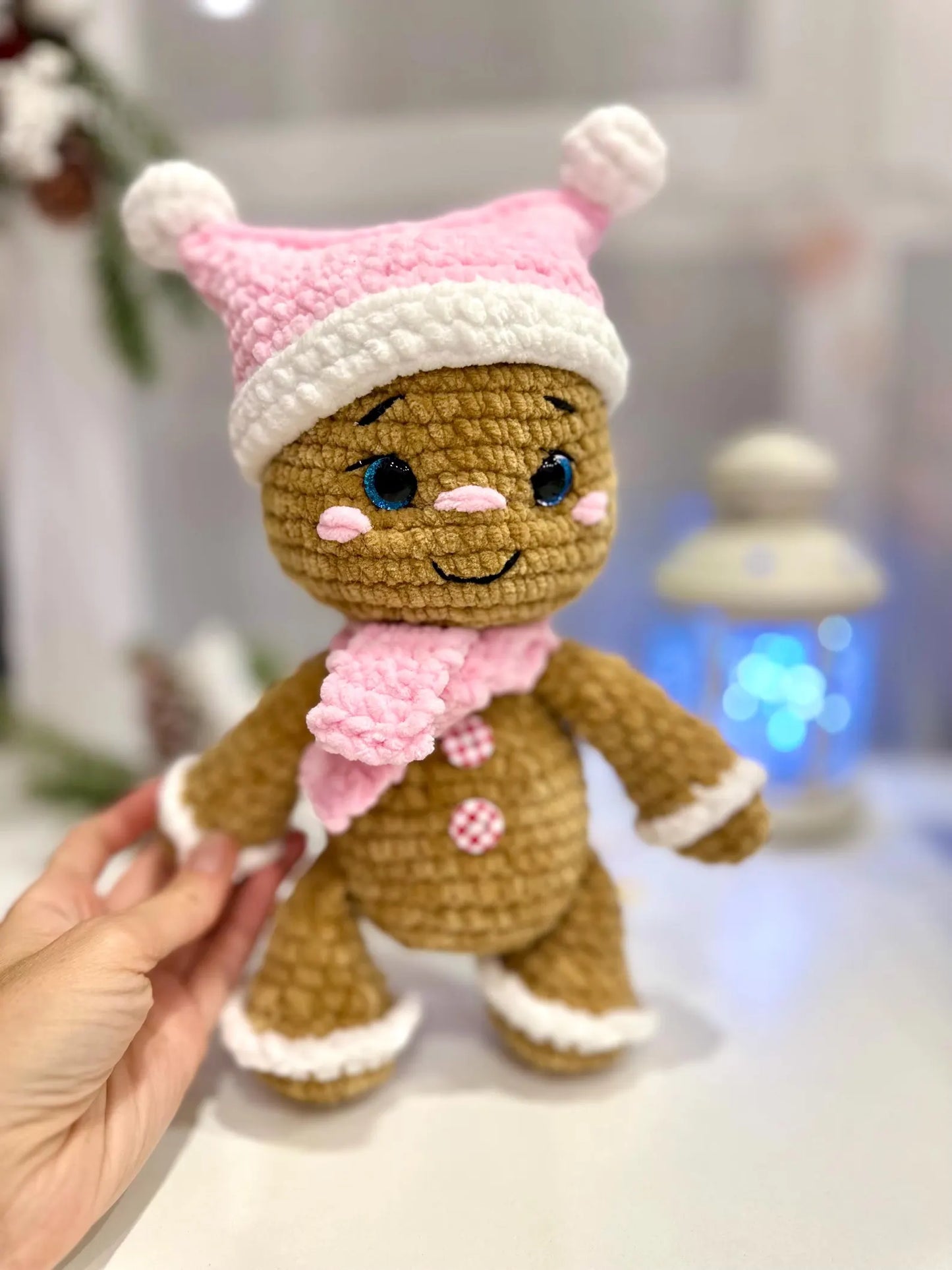 NO SEW Gingerbread Man Crochet Pattern