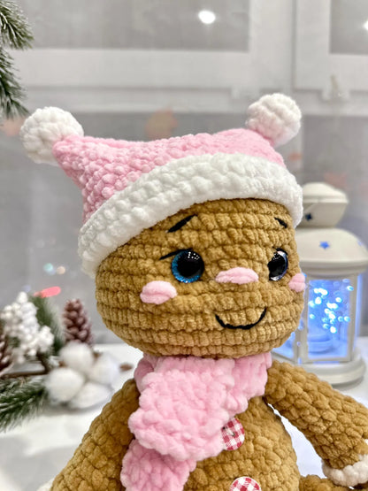 NO SEW Gingerbread Man Crochet Pattern