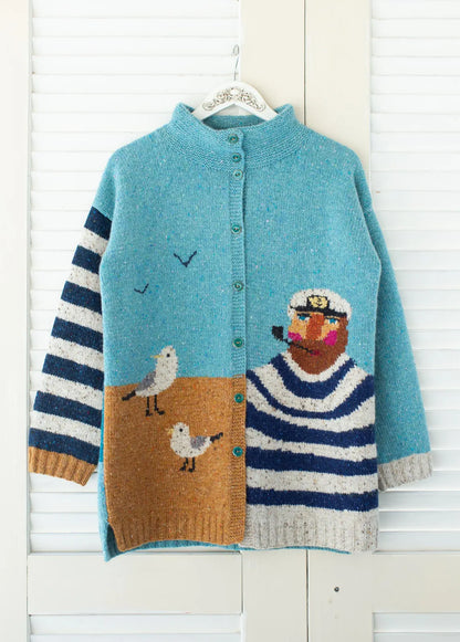 Nautical Cardigan Knitting Pattern