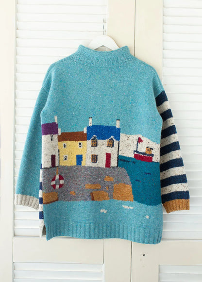 Nautical Cardigan Knitting Pattern