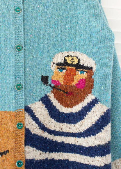 Nautical Cardigan Knitting Pattern
