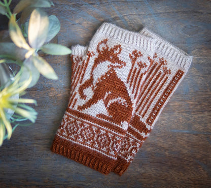 Outfoxed Mitts Knitting Pattern