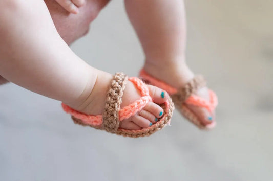 Baby Strap Flip Flops Crochet Pattern