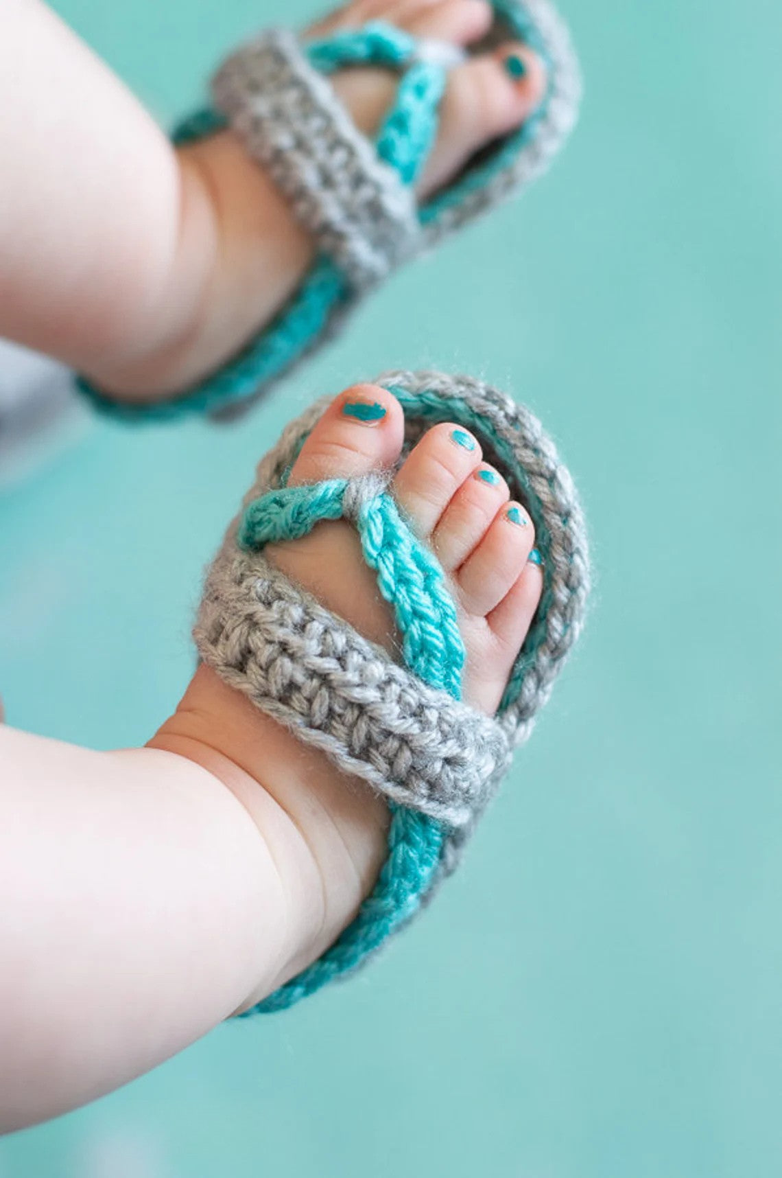 Baby Strap Flip Flops Crochet Pattern