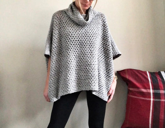 The Park City Poncho Crochet Pattern