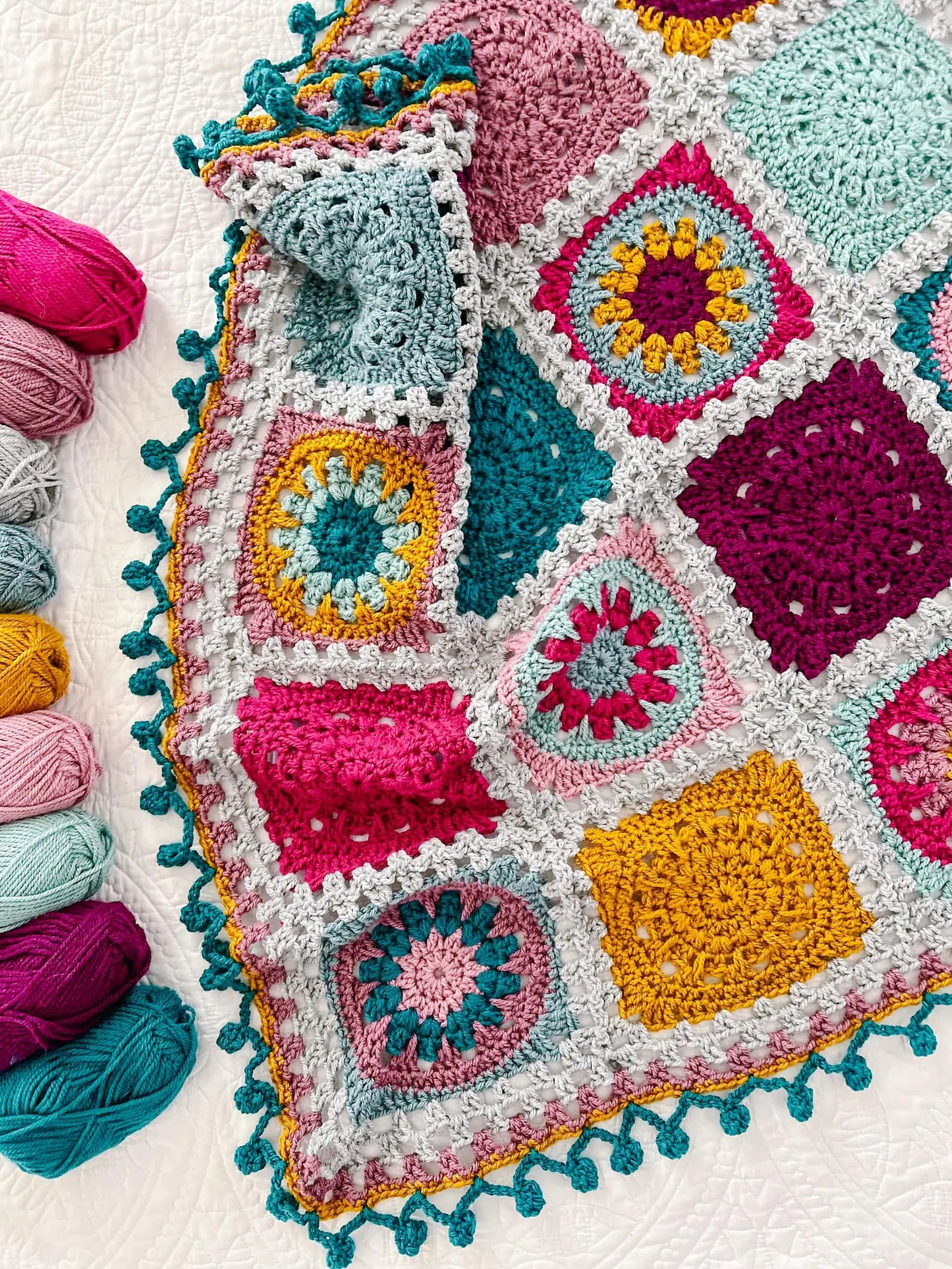 Petite Juliet Blanket Crochet Pattern