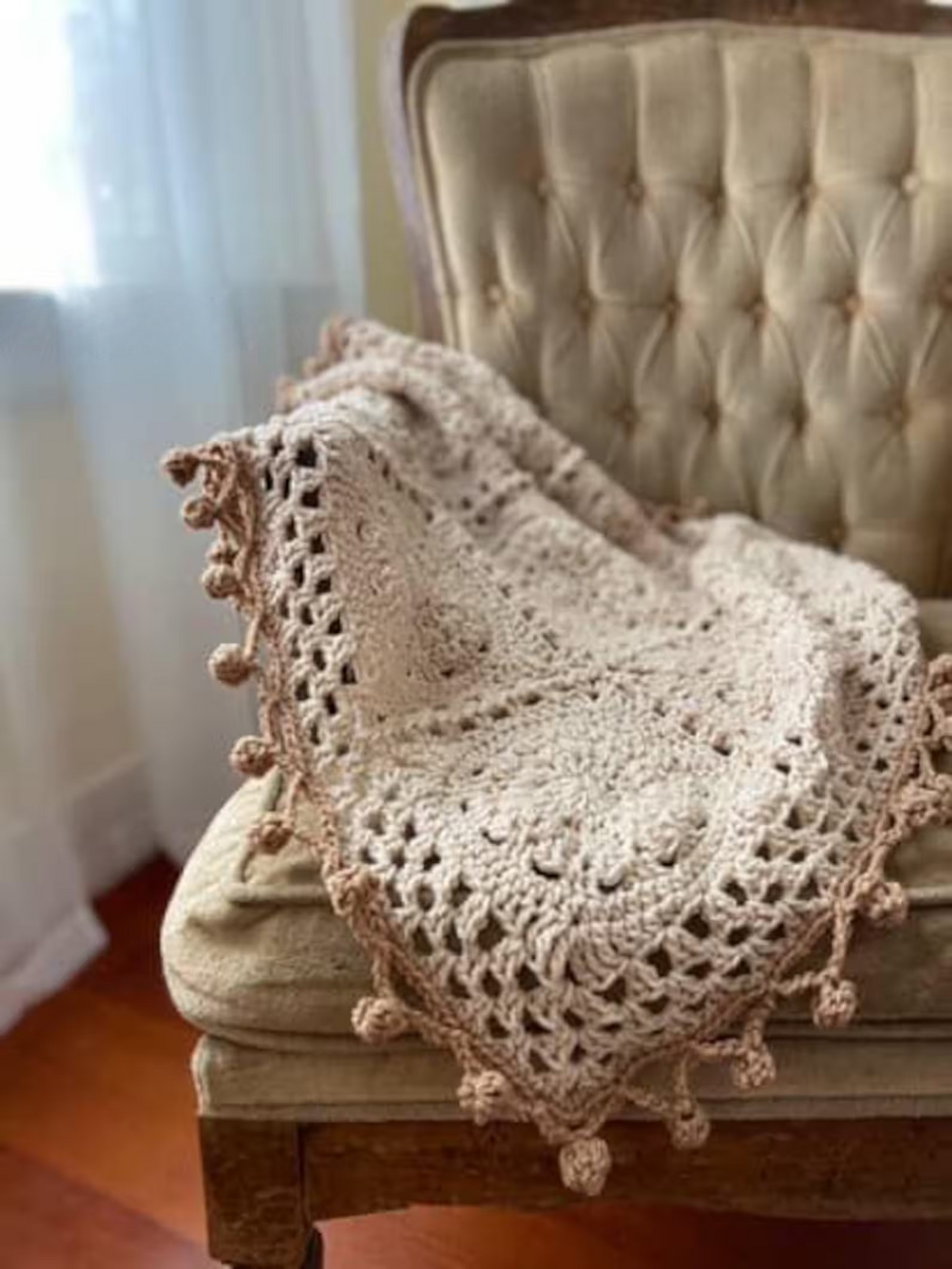 Petite Juliet Blanket Crochet Pattern