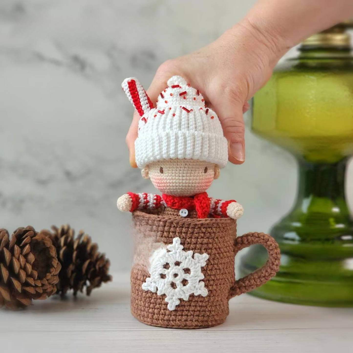 Peppermint Mocha Baby Crochet Pattern
