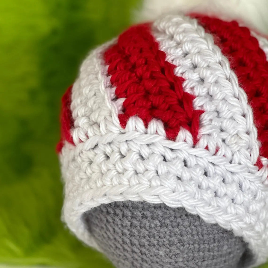 Peppermint Twist Beanie Crochet Pattern