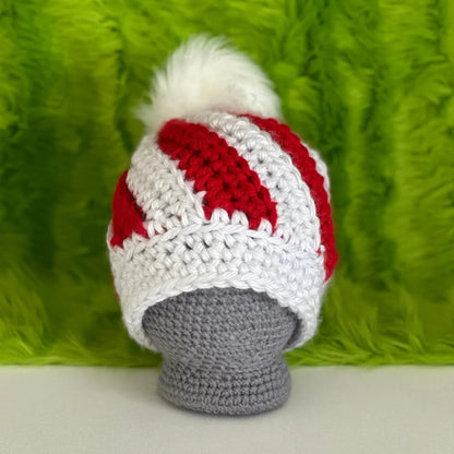 Peppermint Twist Beanie Crochet Pattern