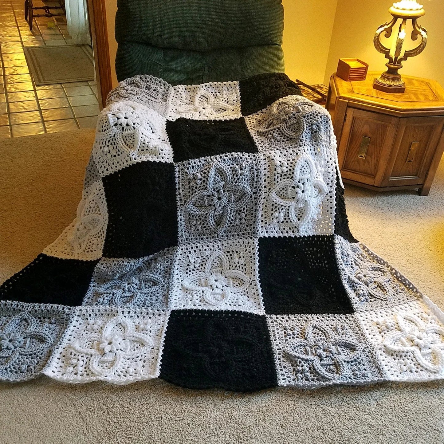 Palms and Waves Crochet Pattern