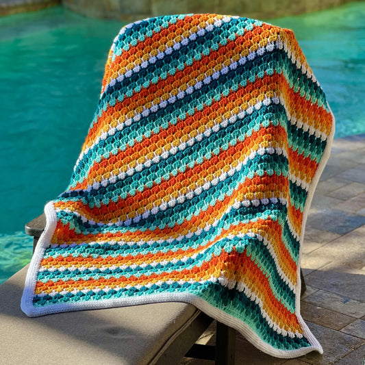 The Painted Desert Blanket Crochet Pattern