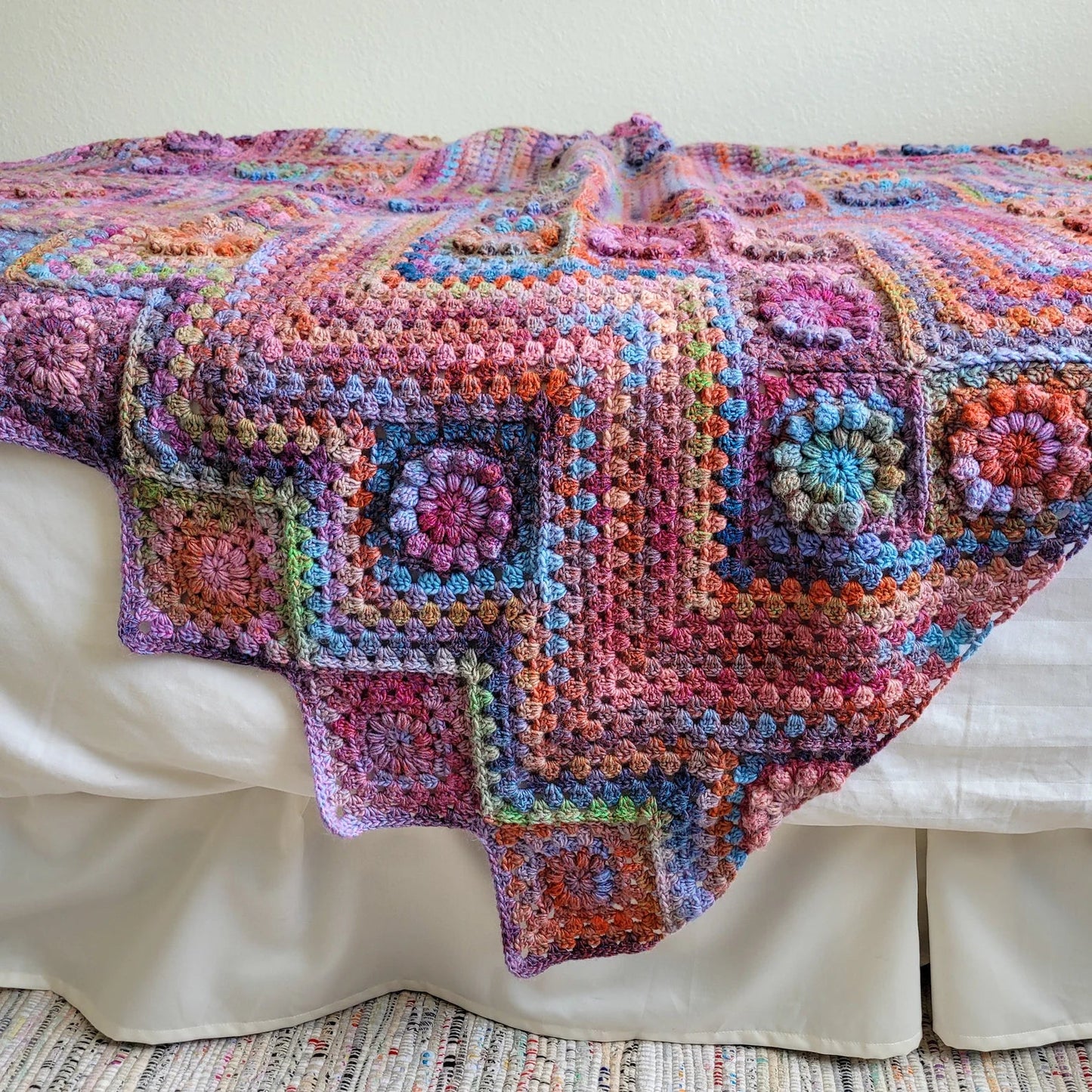 Painter's Garden Blanket Crochet Pattern