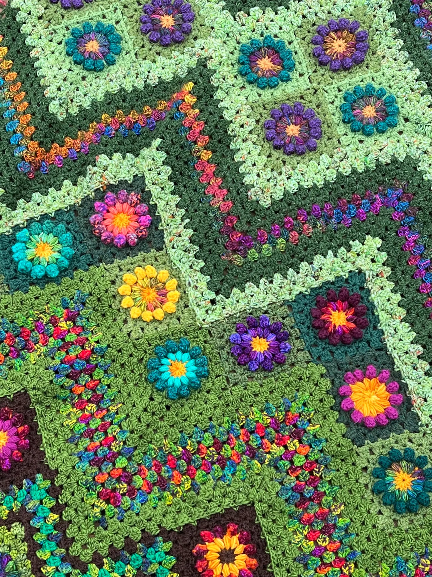 Painter's Garden Blanket Crochet Pattern