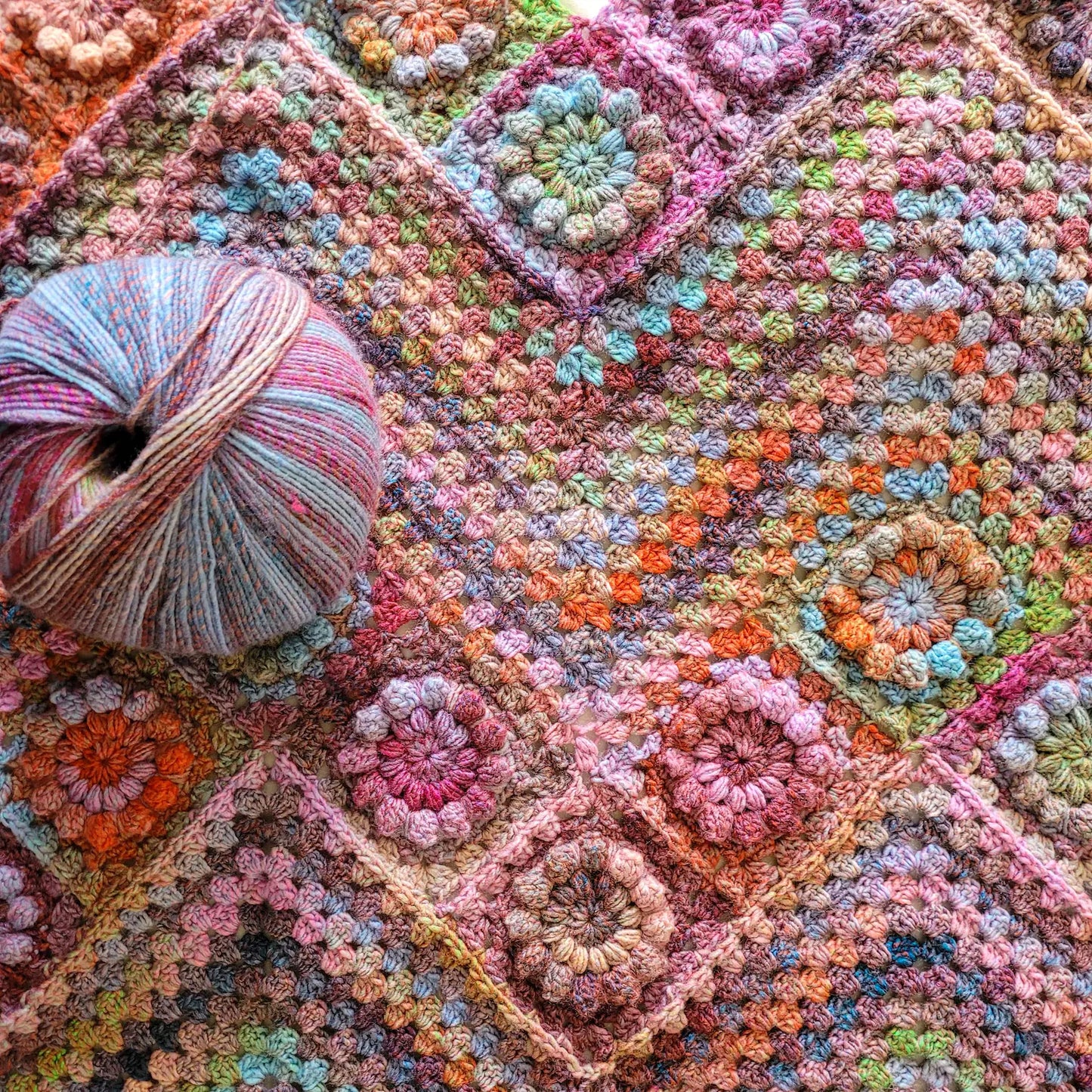 Painter's Garden Blanket Crochet Pattern