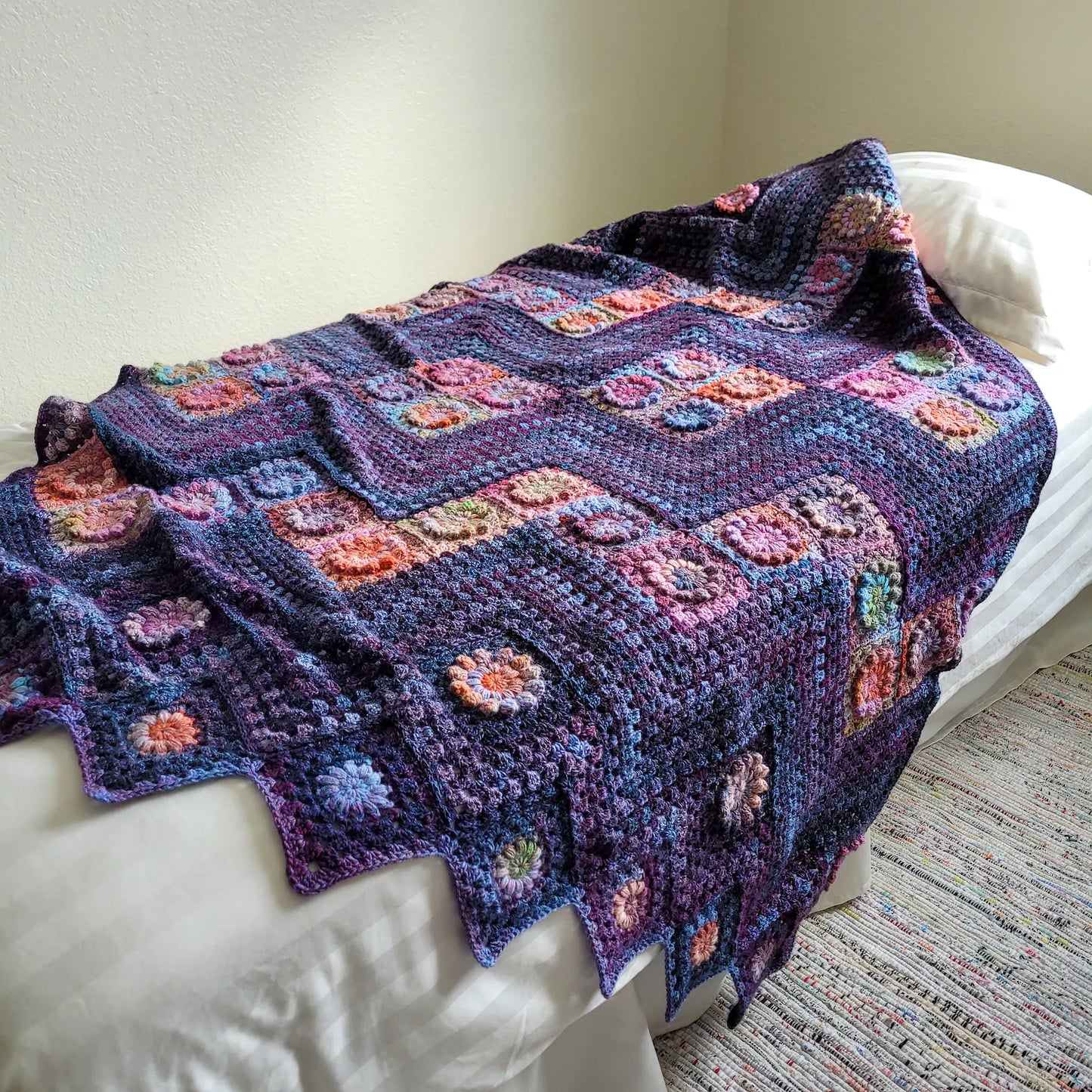 Painter's Garden Blanket Crochet Pattern