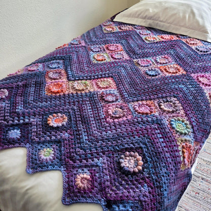 Painter's Garden Blanket Crochet Pattern
