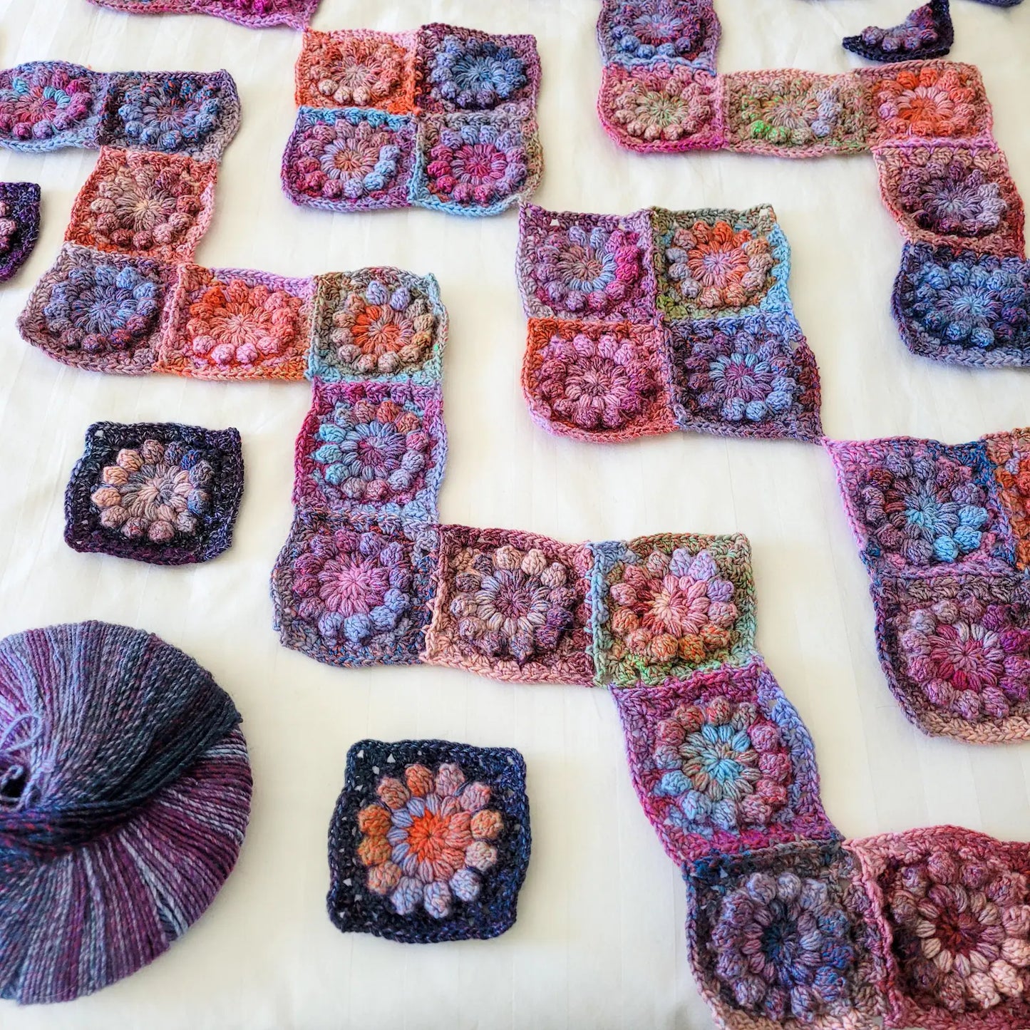 Painter's Garden Blanket Crochet Pattern