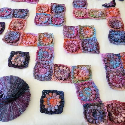 Painter's Garden Blanket Crochet Pattern