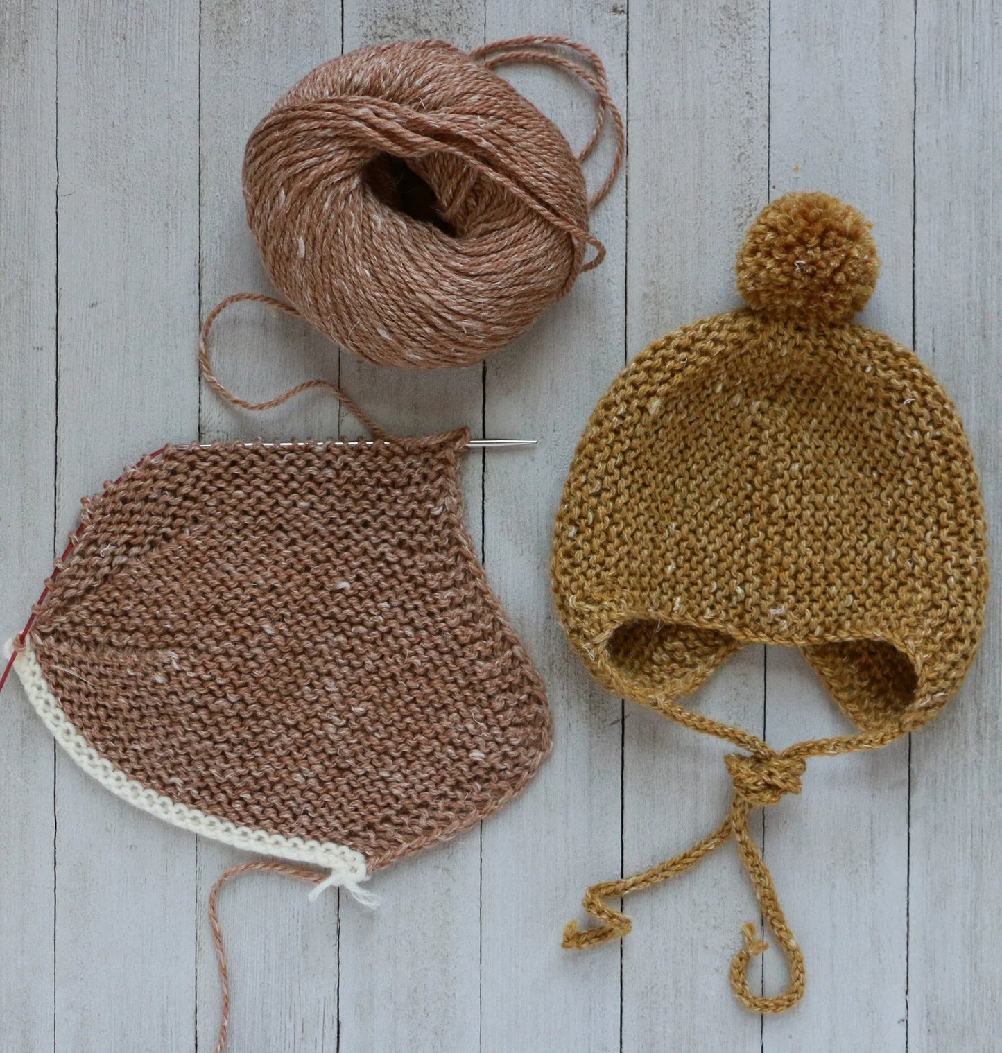 Baby Bonnet Knitting Pattern