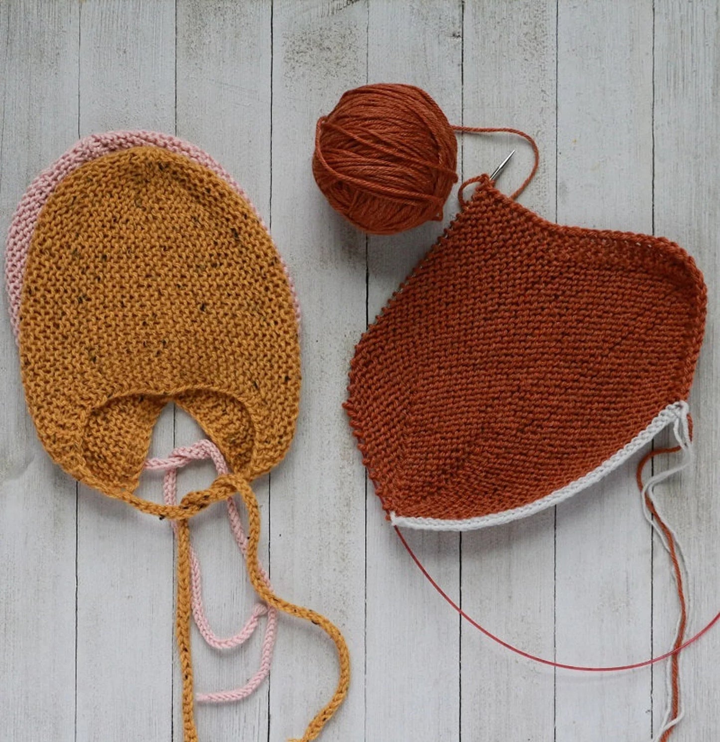 Baby Bonnet Knitting Pattern