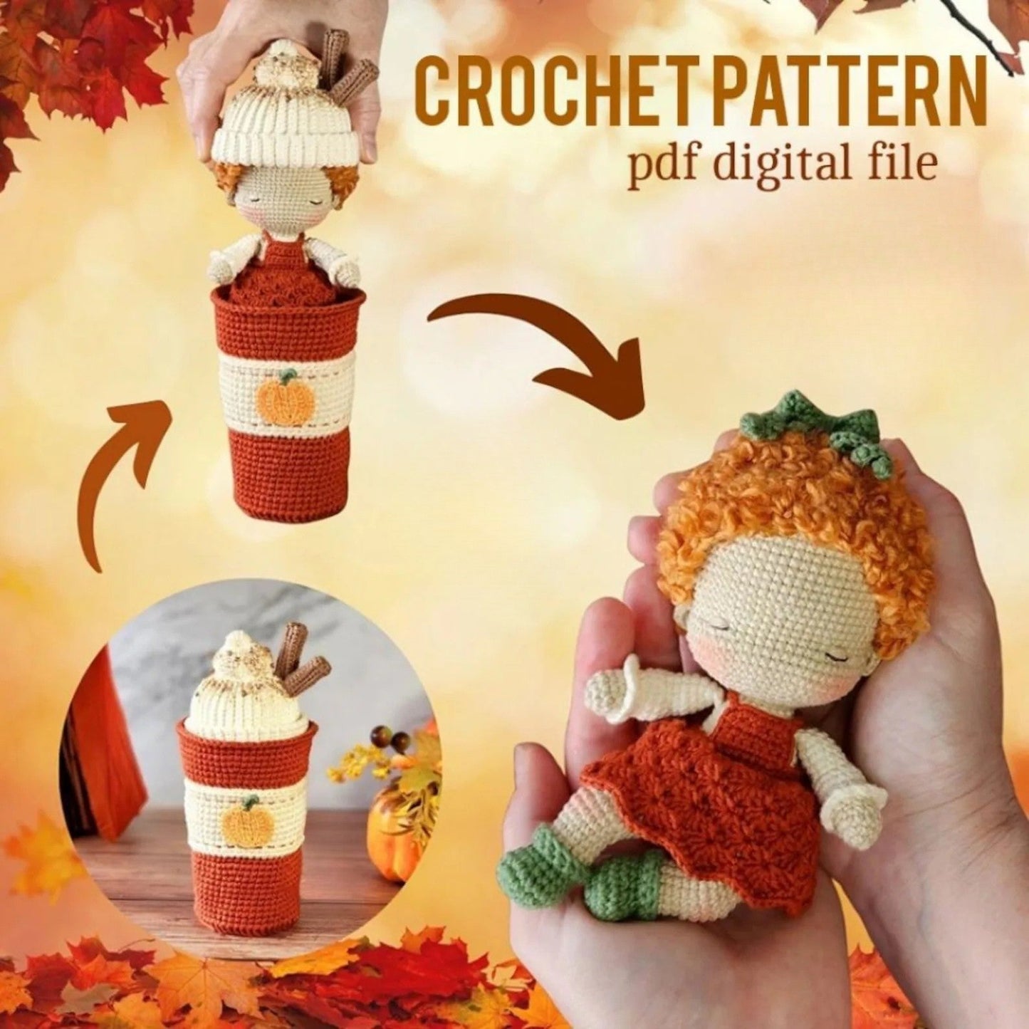 Pumpkin Spice Baby Crochet Pattern