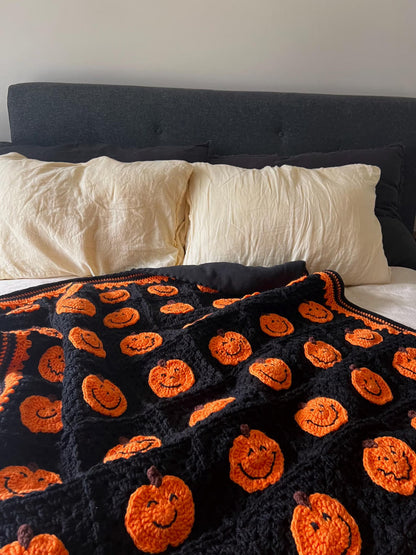 Pumpkins Afghan Crochet Pattern