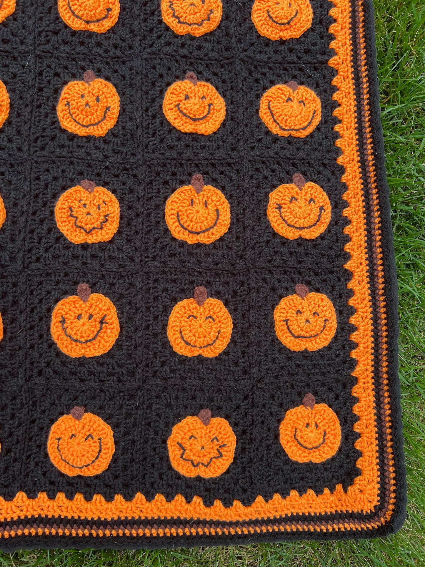 Pumpkins Afghan Crochet Pattern