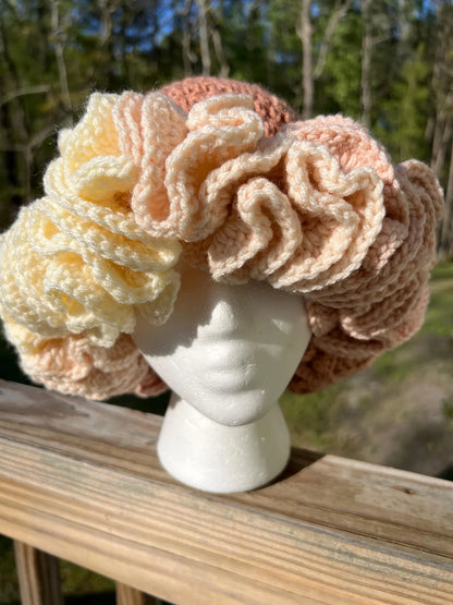 Ruffle Hat Crochet Pattern