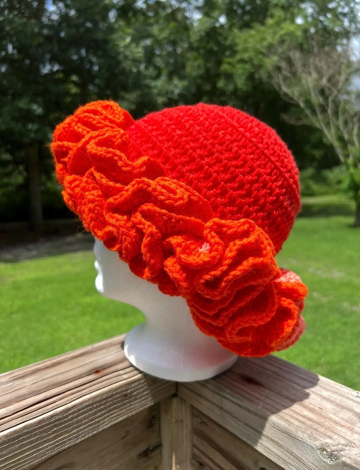 Ruffle Hat Crochet Pattern
