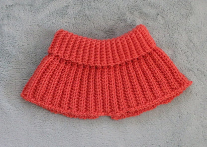 Ribbed Neck Warmer Crochet Pattern
