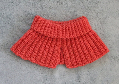 Ribbed Neck Warmer Crochet Pattern