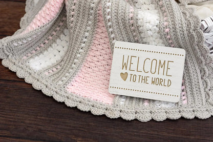 Striped Afghan Blanket Crochet Pattern