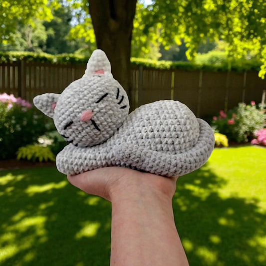 Mimi Snooze Sleeping Cat Crochet Pattern