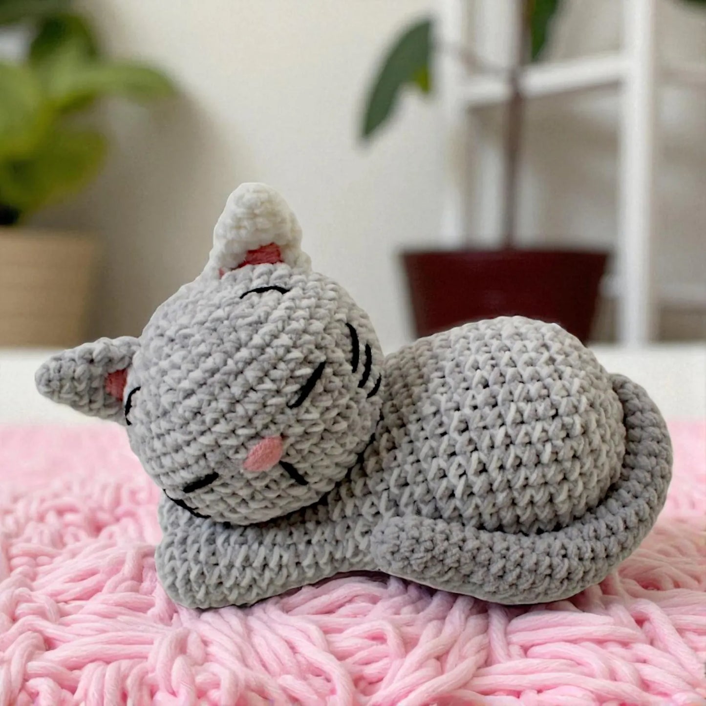 Mimi Snooze Sleeping Cat Crochet Pattern