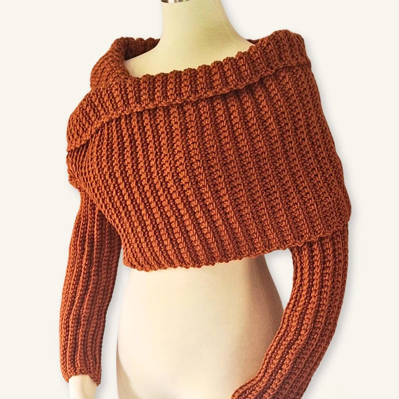 Sweater Scarf Crochet Pattern