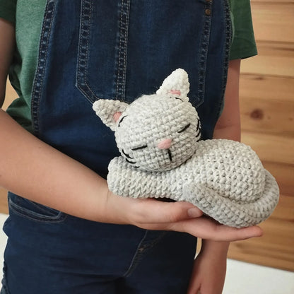 Mimi Snooze Sleeping Cat Crochet Pattern