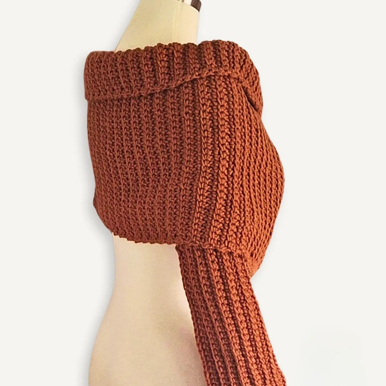 Sweater Scarf Crochet Pattern