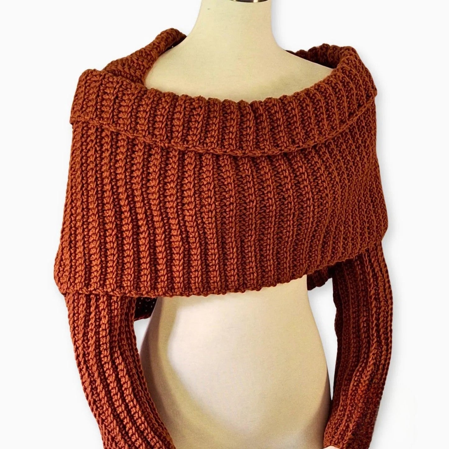 Sweater Scarf Crochet Pattern