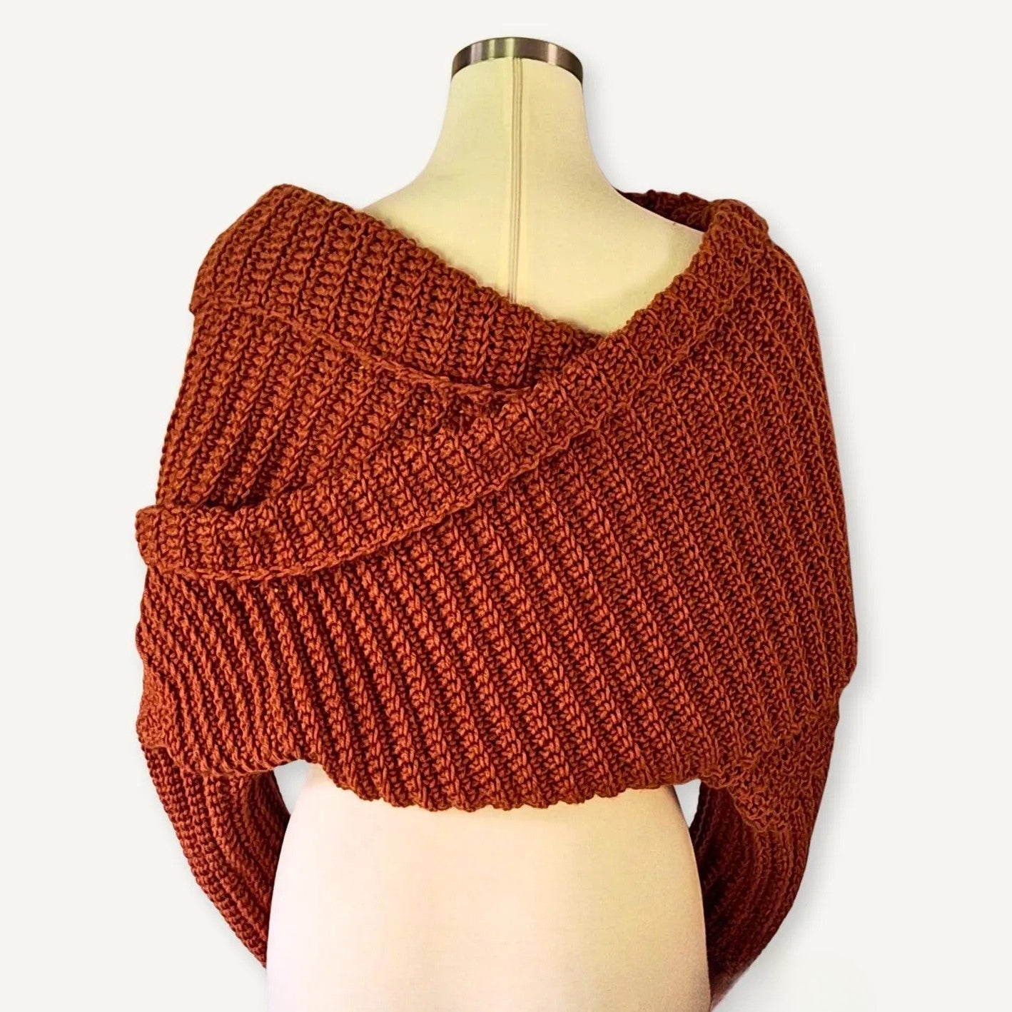 Sweater Scarf Crochet Pattern