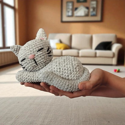 Mimi Snooze Sleeping Cat Crochet Pattern