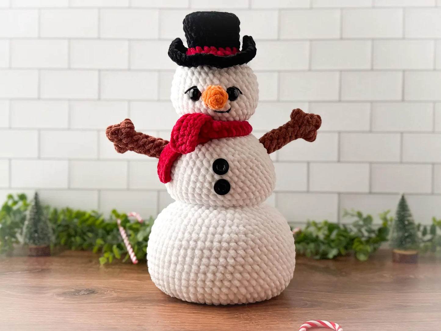 Stack & Stash Snowman Crochet Pattern