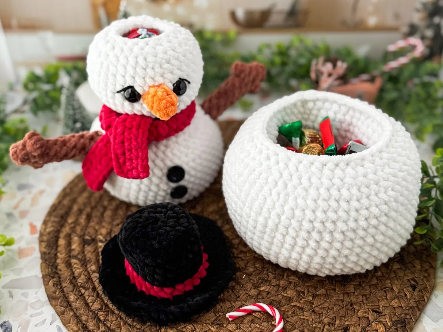 Stack & Stash Snowman Crochet Pattern