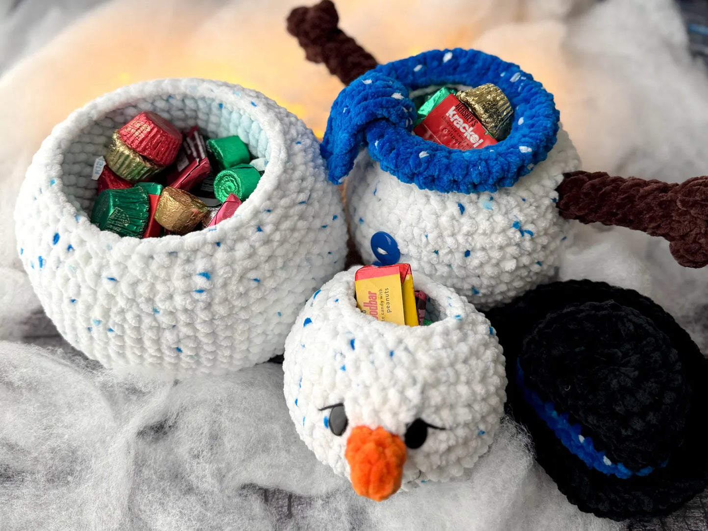 Stack & Stash Snowman Crochet Pattern