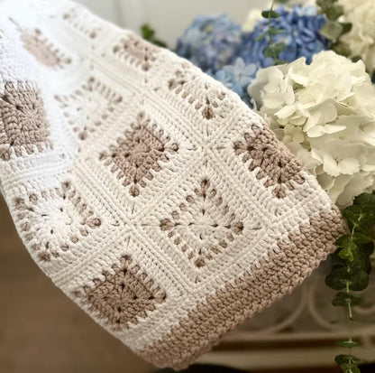 Samson Granny Square Blanket Crochet Pattern