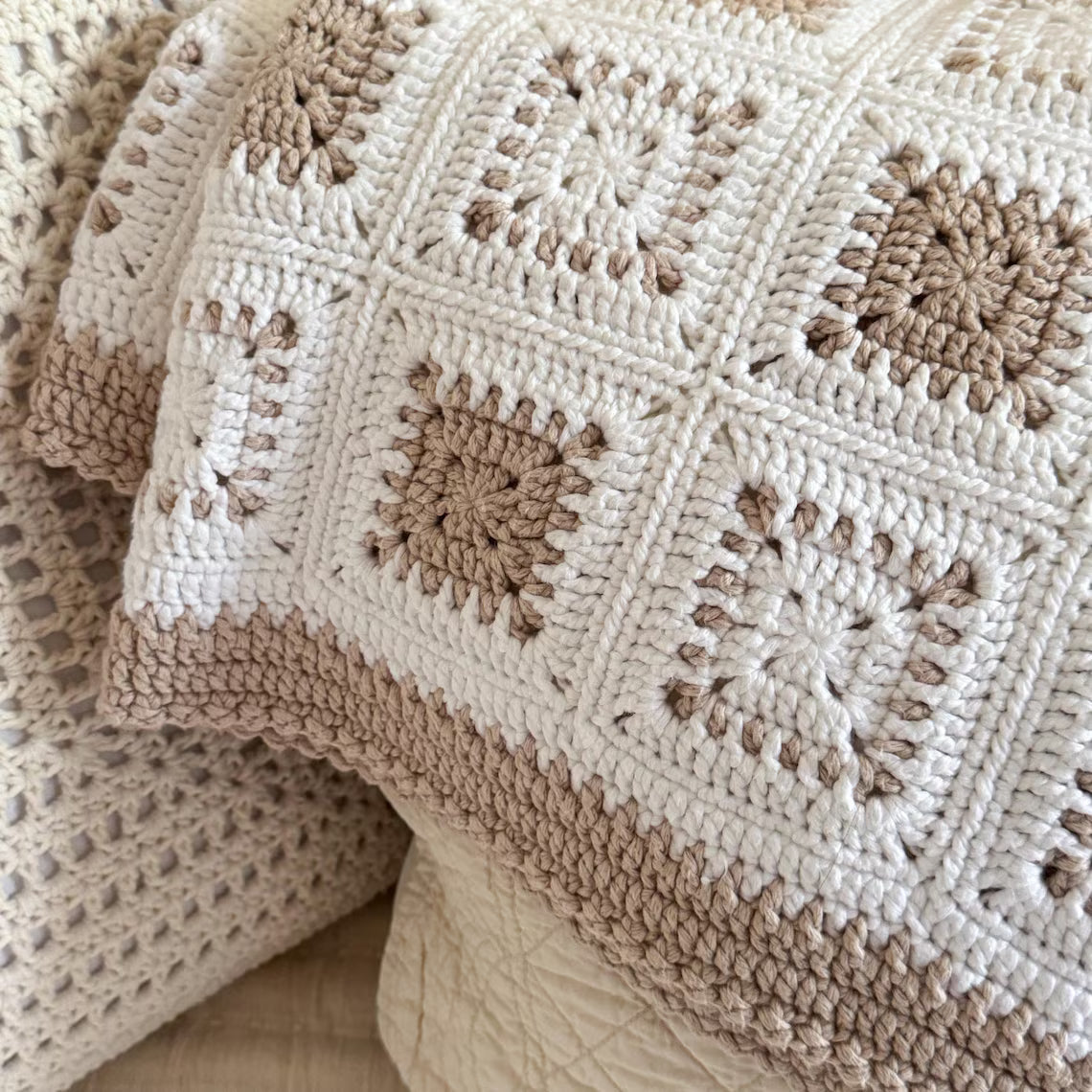 Samson Granny Square Blanket Crochet Pattern
