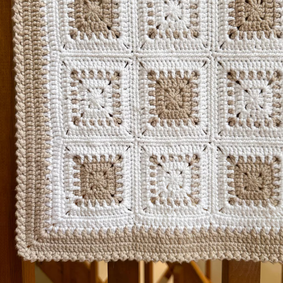 Samson Granny Square Blanket Crochet Pattern