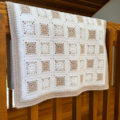 Samson Granny Square Blanket Crochet Pattern