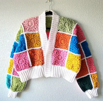 Sunburst Granny Square Crochet Pattern