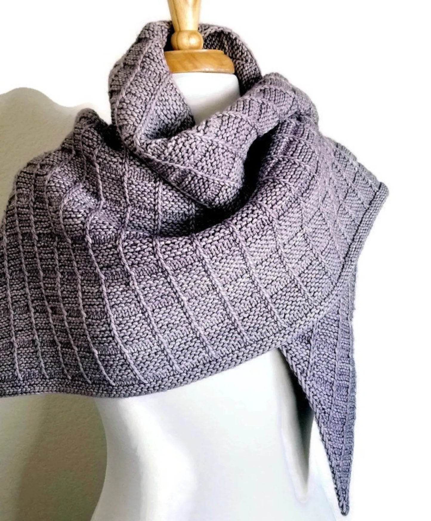 Coy Shawl Knitting Pattern